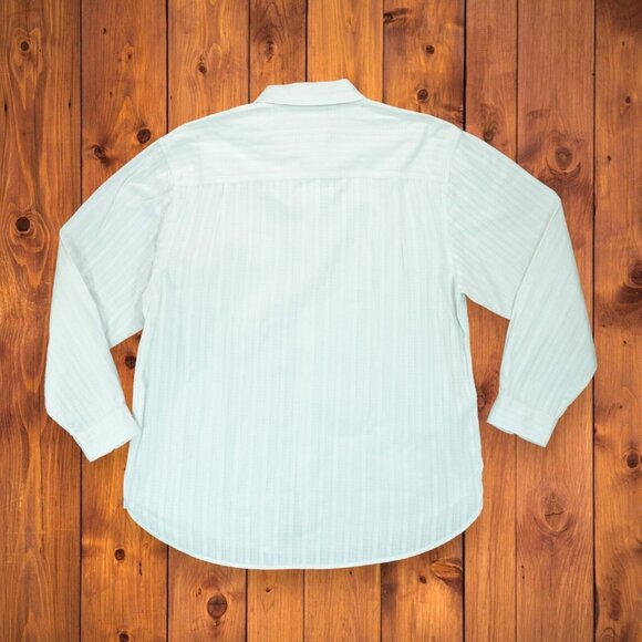Vintage Territory Ahead Men's Long Sleeve Button Shirt XL Embroidered Pattern - Picture 2 of 7